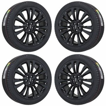 Lincoln MKX Wheel and Tire Sets-Wheel and Tire Packages-Wheel & Tire Sets-Wheel & Tire Packages-Wheel and Rim Sets-Wheel and Rim Packages-Wheel & Rim Sets -Wheel & Rim Packages Gloss Black 10077