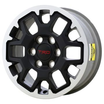 Toyota Tacoma Wheel Rim Machined Black ALYTX032 Stock Factory OEM Replacement