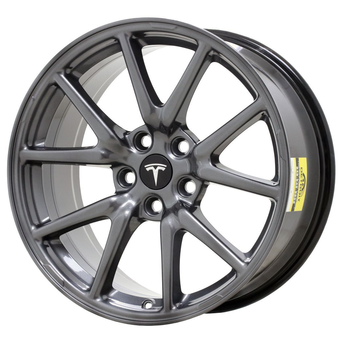 Tesla 18インチ ダークグレー ホイール Tesla Model 3 Wheel Rim Stock Genuine Factory OEM Used Replacement