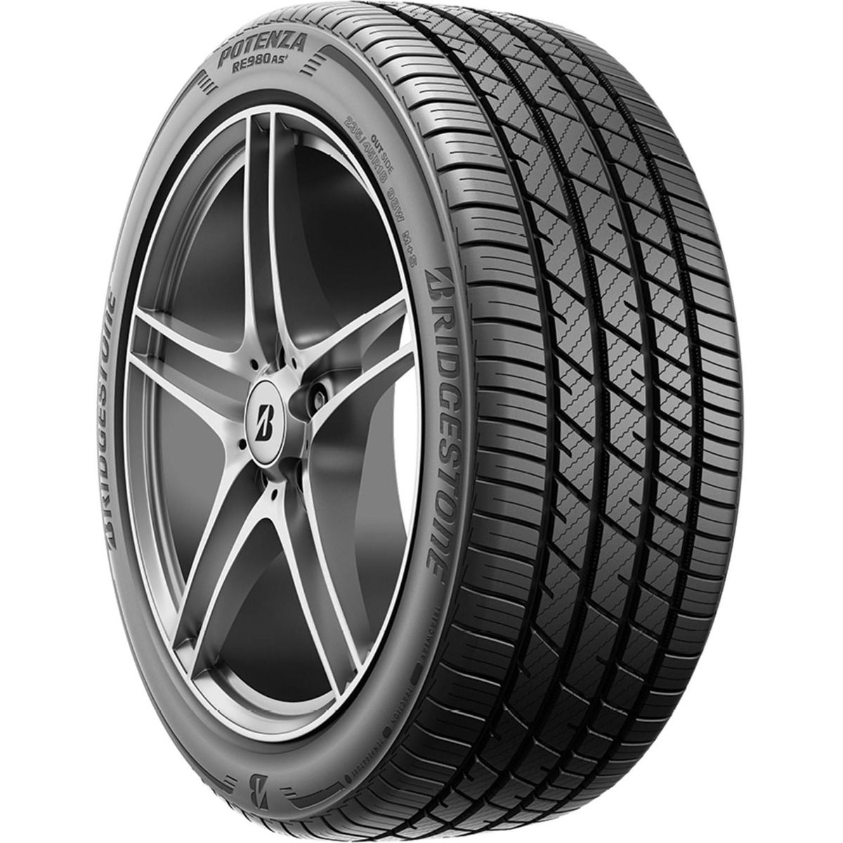 Bridgestone Potenza RE980 AS+ NEW Tire 225/45R17 2254517 94W 012760