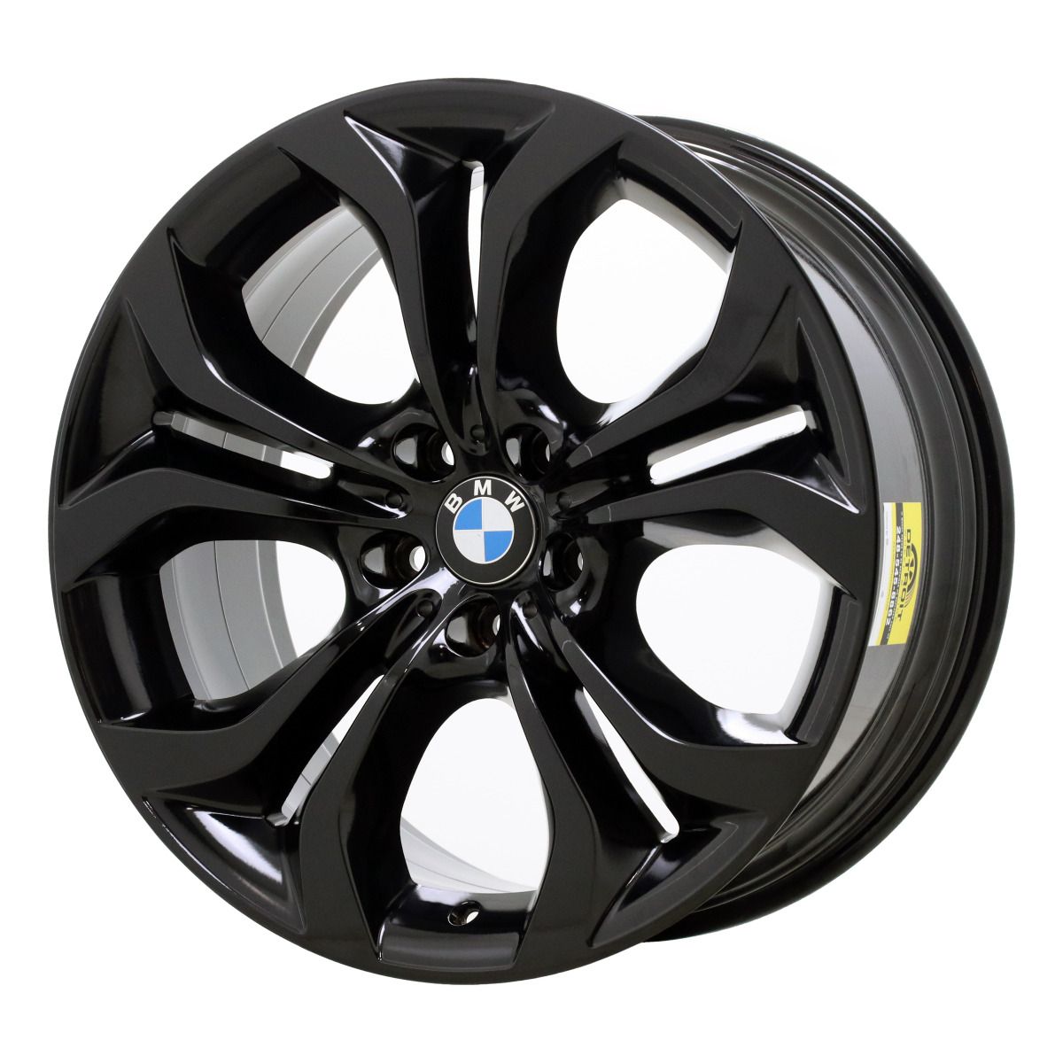 BMW X5 ホイール4本　18in 8JJ PCD120 X6 手渡し可 4) BMW X5 X5M X6 X6M Staggered Gloss Black Powder Coat