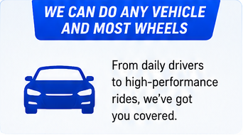 From daily drivers to high-performance rides, we’ve got you covered.
