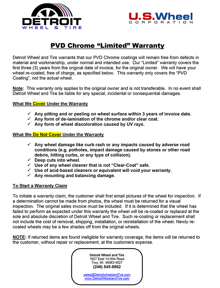 warranty